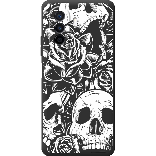 Чехол BoxFace Huawei Nova Y70 Skull and Roses