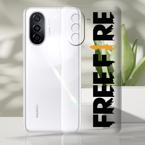 Чехол BoxFace Huawei Nova Y70 Черный Free Fire