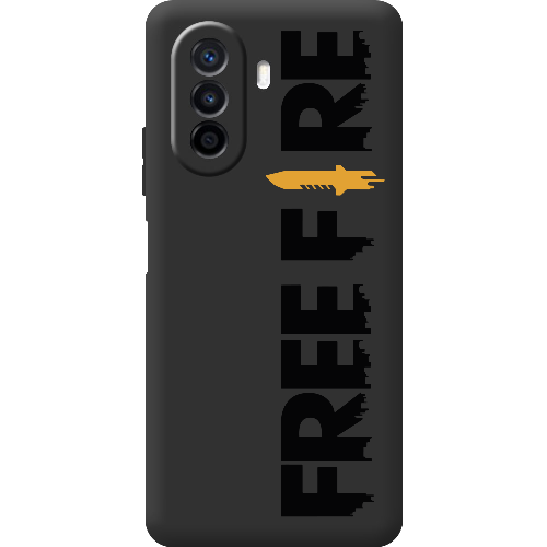 Чехол BoxFace Huawei Nova Y70 Черный Free Fire