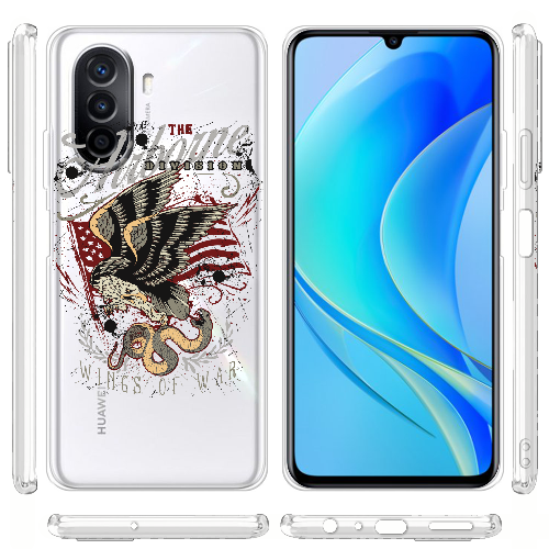 Чехол BoxFace Huawei Nova Y70 Wings of War