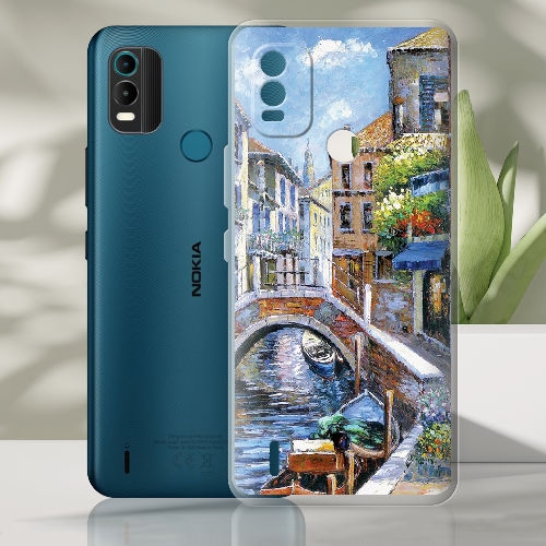 Чехол BoxFace Nokia C21 Plus Венеция картина Импрессионизм