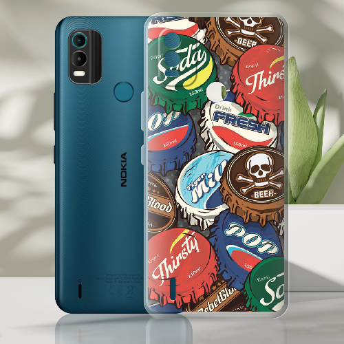 Чехол BoxFace Nokia C21 Plus Drink Lids