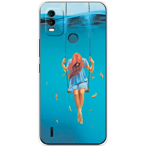 Чехол BoxFace Nokia C21 Plus Girl In The Sea