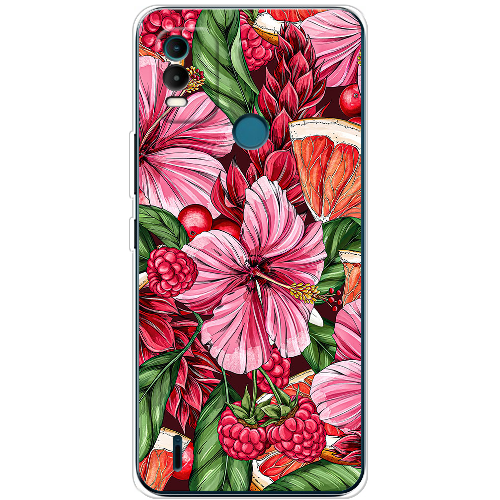 Чехол BoxFace Nokia C21 Plus Tropical Flowers