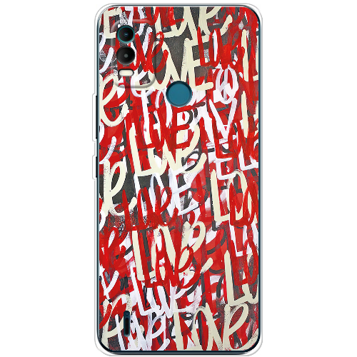 Чехол BoxFace Nokia C21 Plus Love Graffiti