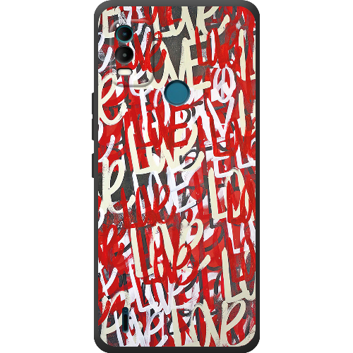 Чехол BoxFace Nokia C21 Plus Love Graffiti