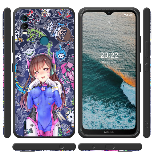 Чехол BoxFace Nokia C21 Plus Overwatch D.VA