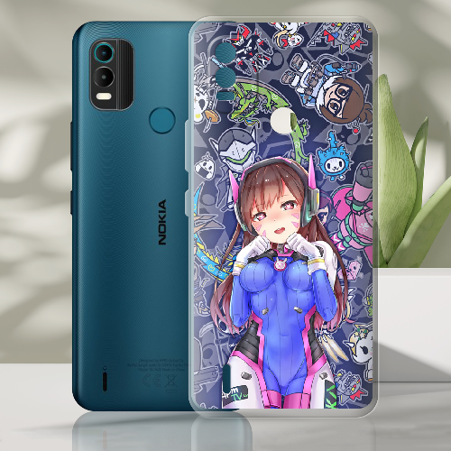 Чехол BoxFace Nokia C21 Plus Overwatch D.VA