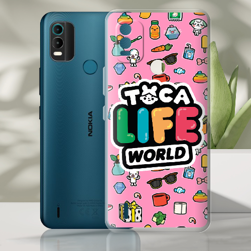 Чехол BoxFace Nokia C21 Plus Toca Boca Life World