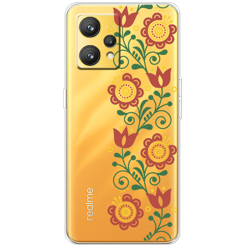 Чехол BoxFace Realme 9 Ethno Flower