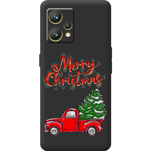 Чехол BoxFace Realme 9 Holiday Car Merry Christmas