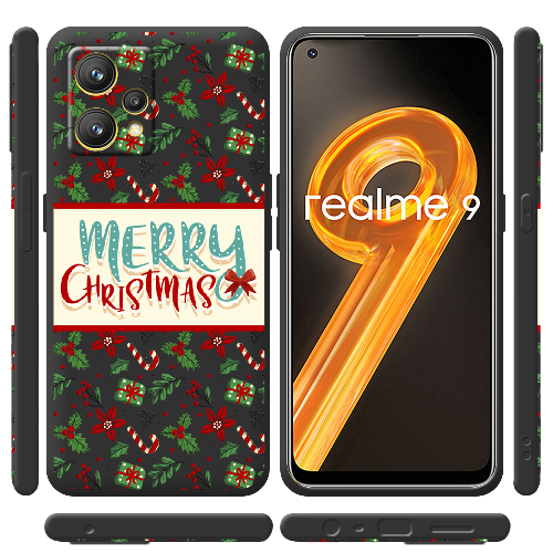 Чехол BoxFace Realme 9 Vintage Christmas Congratulation