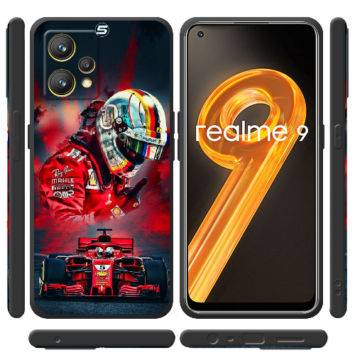 Чехол BoxFace Realme 9 Racing Car