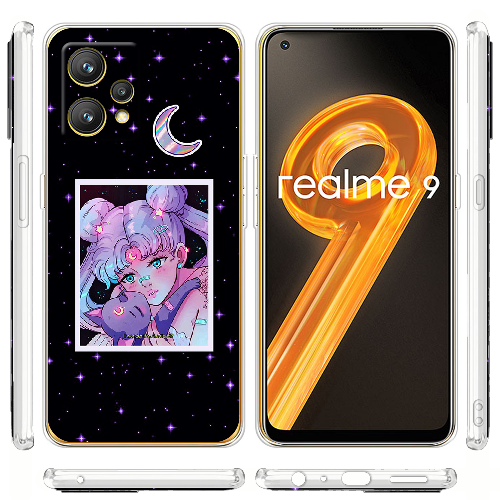 Чехол BoxFace Realme 9 Sailor Moon night