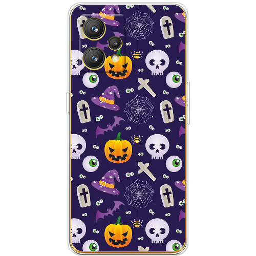 Чехол BoxFace Realme 9 Halloween Purple Mood