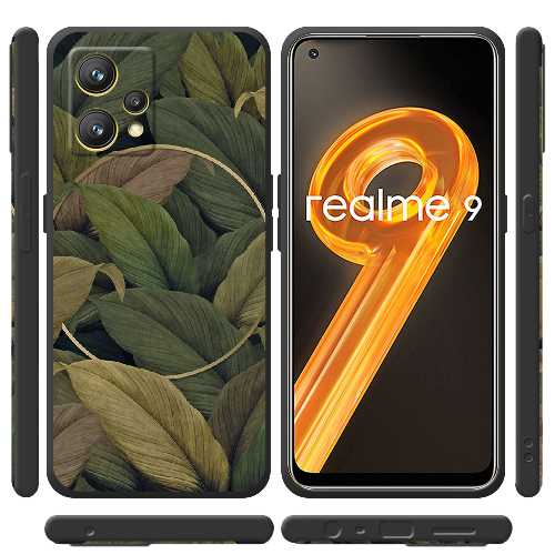 Чехол BoxFace Realme 9 Green Leaf