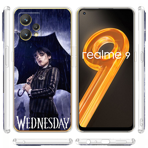 Чехол BoxFace Realme 9 Wednesday Addams