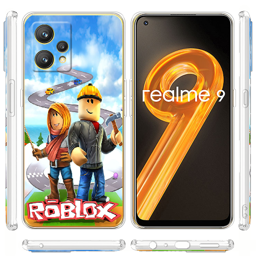 Чехол BoxFace Realme 9 Roblox Білдерман