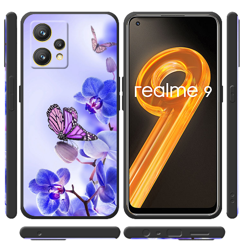 Чехол BoxFace Realme 9 Orchids and Butterflies