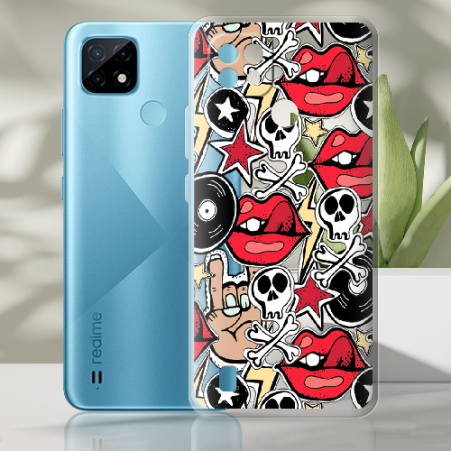 Чехол BoxFace Realme C21 Rock Graffiti