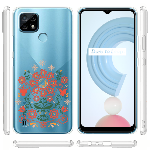 Чехол BoxFace Realme C21 Ukrainian Ornament