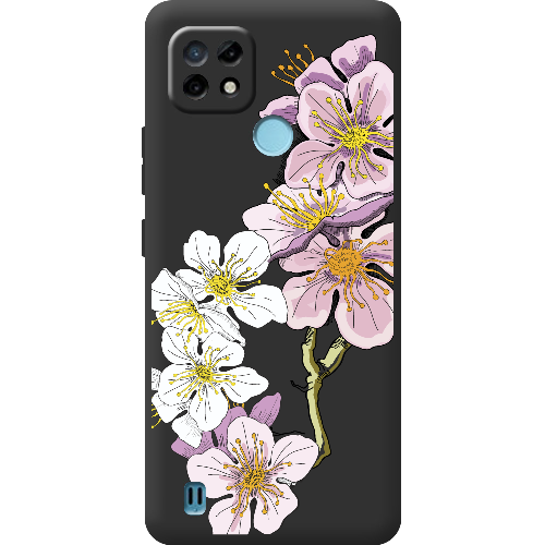 Чехол BoxFace Realme C21 Cherry Blossom