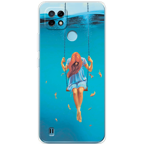 Чехол BoxFace Realme C21 Girl In The Sea