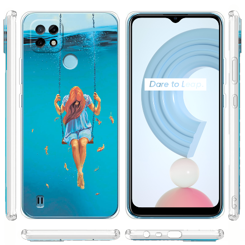 Чехол BoxFace Realme C21 Girl In The Sea