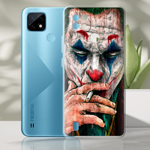 Чехол BoxFace Realme C21 Joker Smoking