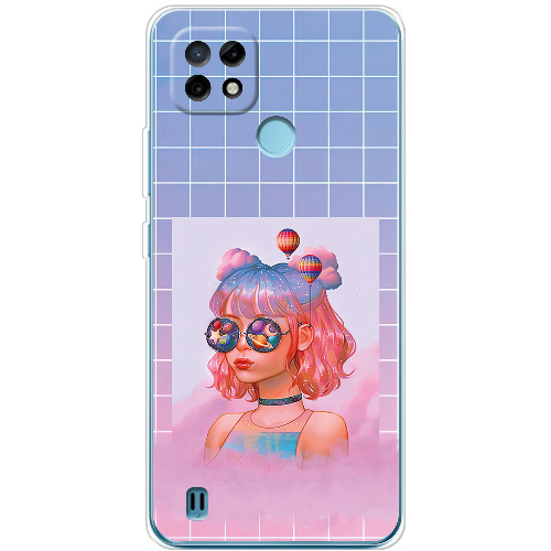 Чехол BoxFace Realme C21 Girl in the Clouds