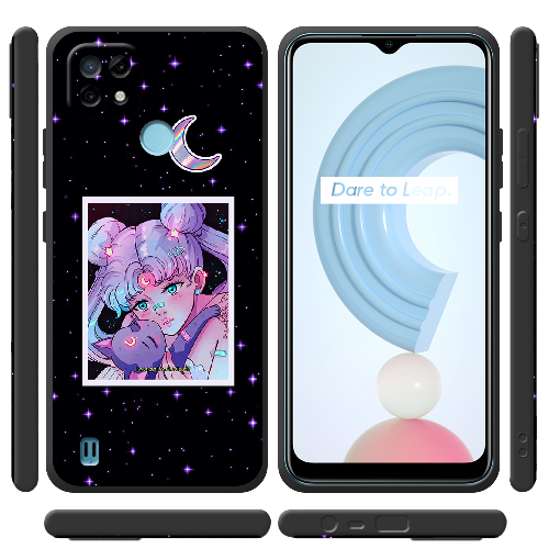 Чехол BoxFace Realme C21 Sailor Moon night