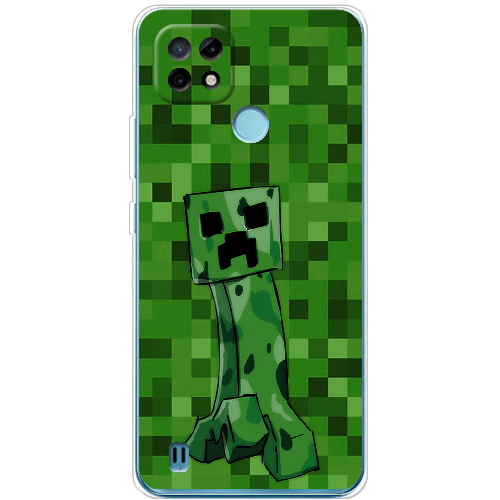 Чехол BoxFace Realme C21 Minecraft Creeper