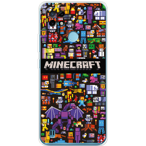 Чехол BoxFace Realme C21 Minecraft Mobbery