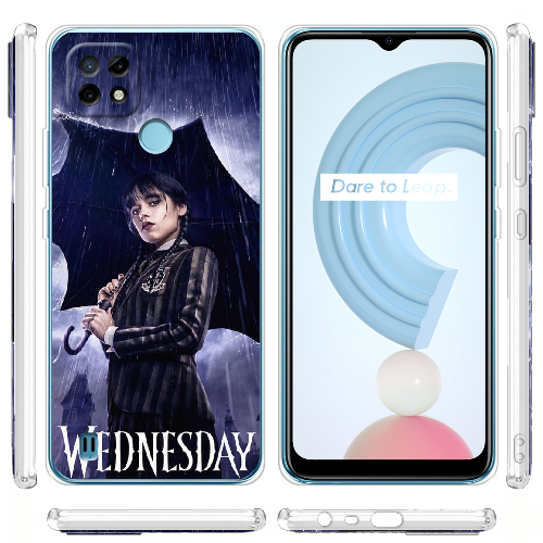 Чехол BoxFace Realme C21 Wednesday Addams