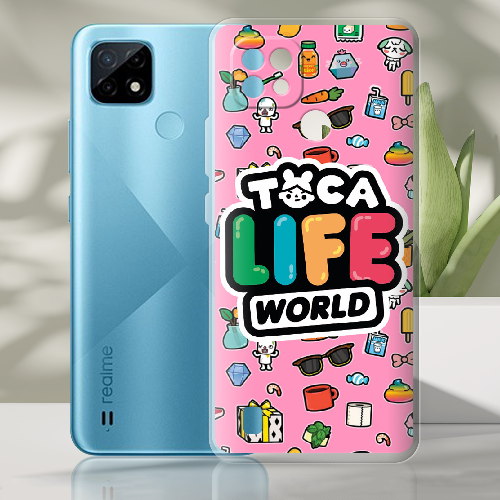 Чехол BoxFace Realme C21 Toca Boca Life World