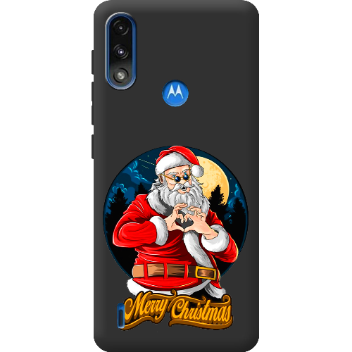 Чехол BoxFace Motorola E7 Power Cool Santa and heart