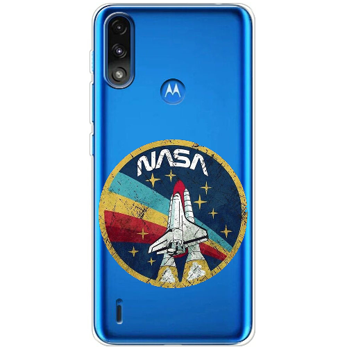 Чехол BoxFace Motorola E7 Power Space Shuttle NASA