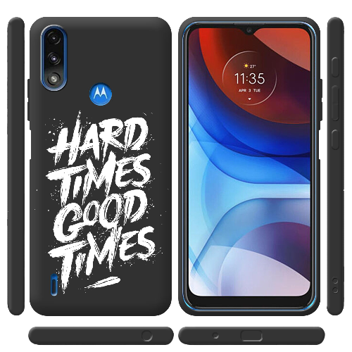 Чехол BoxFace Motorola E7 Power Hard Times