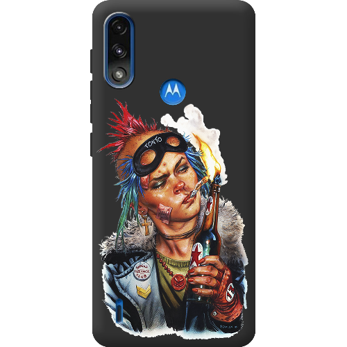 Чехол BoxFace Motorola E7 Power Tanker Girl