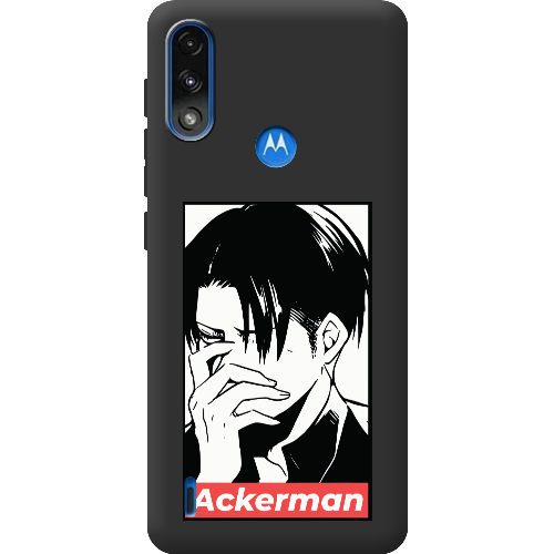 Чехол BoxFace Motorola E7 Power Attack On Titan - Ackerman