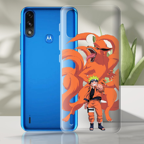 Чехол BoxFace Motorola E7 Power Naruto and Kurama