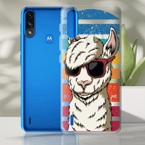 Чехол BoxFace Motorola E7 Power Стильна Лама