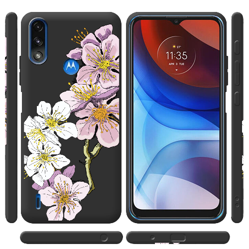 Чехол BoxFace Motorola E7 Power Cherry Blossom