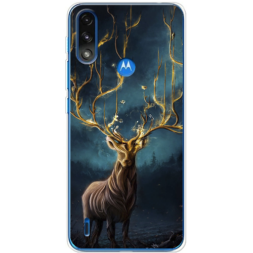 Чехол BoxFace Motorola E7 Power Fairy Deer