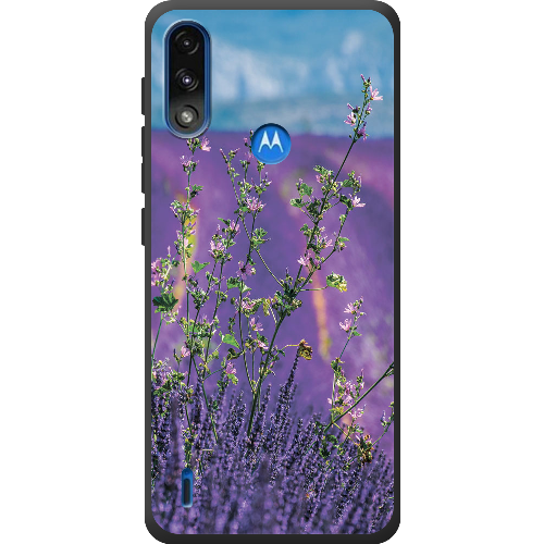 Чехол BoxFace Motorola E7 Power Lavender Field