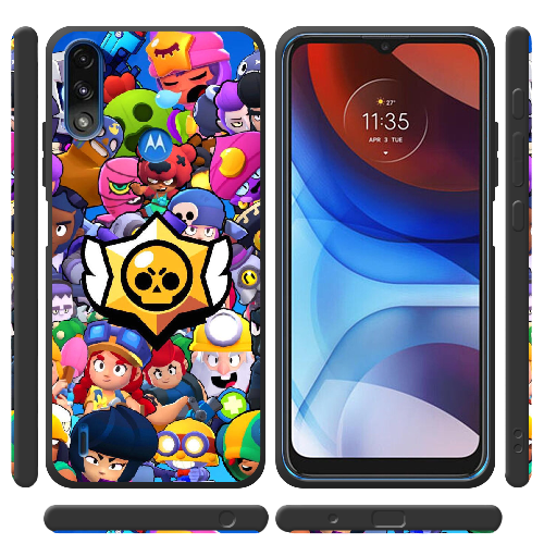 Чехол BoxFace Motorola E7 Power Brawl Stars