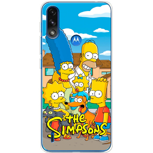 Чехол BoxFace Motorola E7 Power the simpsons