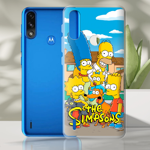 Чехол BoxFace Motorola E7 Power the simpsons