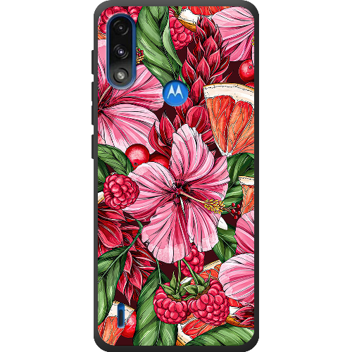 Чехол BoxFace Motorola E7 Power Tropical Flowers