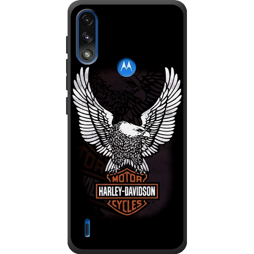 Чехол BoxFace Motorola E7 Power Harley Davidson and eagle